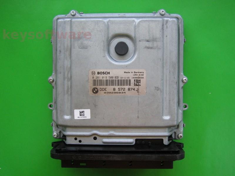 ECU Bmw 525D DDE8572874 0281019500 EDC17CP45