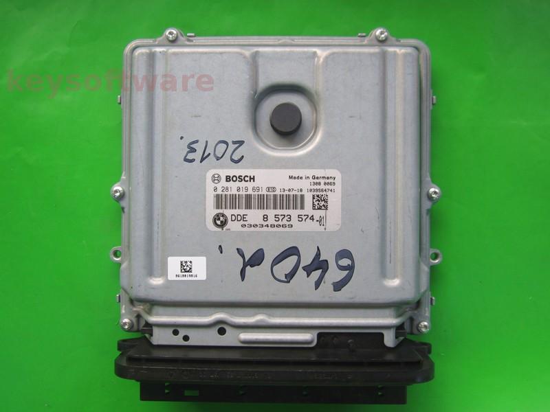 ECU Bmw 640D DDE8573574 0281019691 EDC17CP45