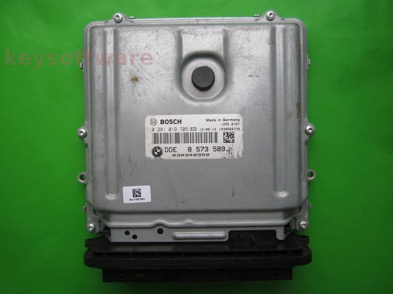 ECU Bmw 520D DDE8573589 0281019705 EDC17CP45 F10