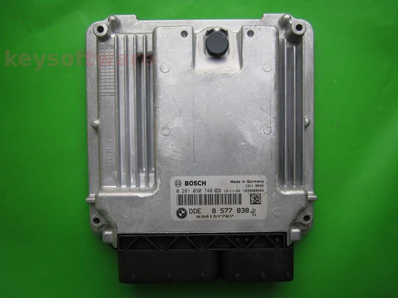 ECU Bmw 530D DDE8577838 0281030740 EDC17C56 F10 {