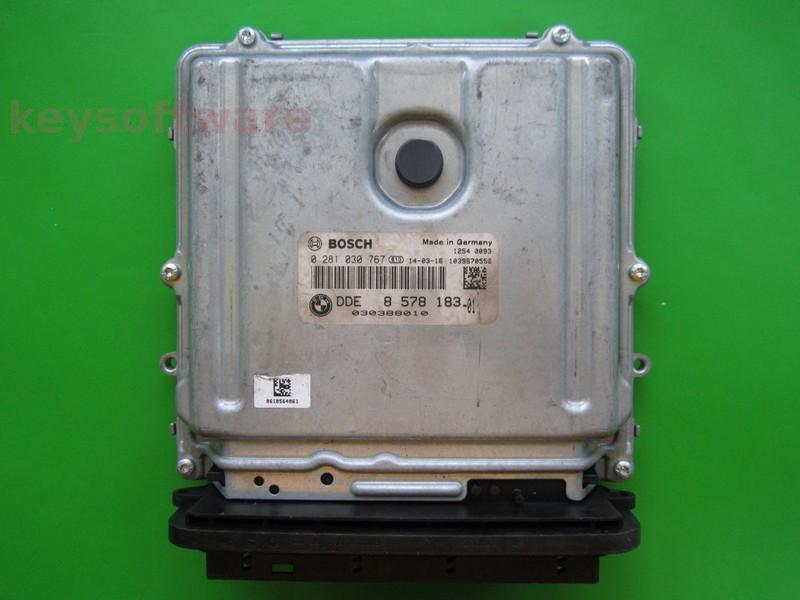 ECU Bmw 525D DDE8578183 0281030767 EDC17CP45 F11
