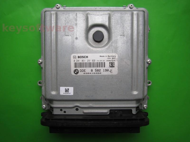 ECU Bmw M550D DDE8582190 0281031291 EDC17CP45