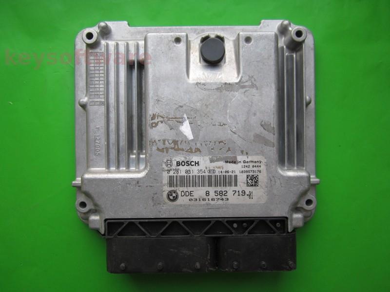 ECU Bmw 530D DDE8582719 0281031354 EDC17C50 }