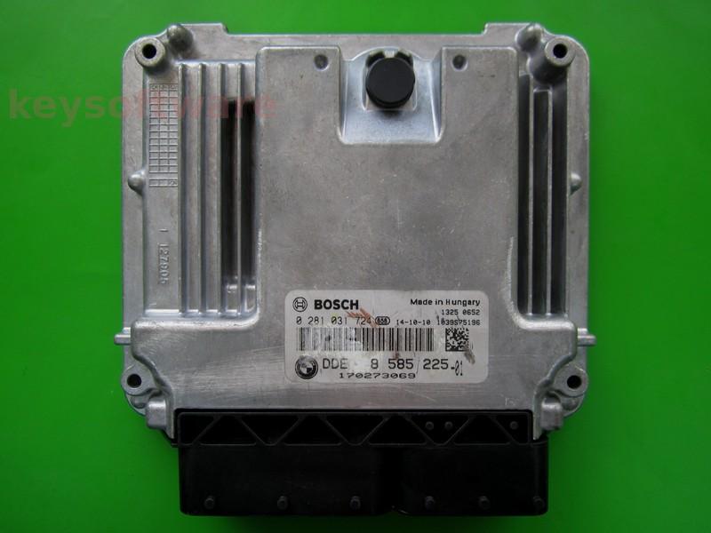 ECU Mini Cooper 2.0D DDE8585225 0281031724 EDC17C50