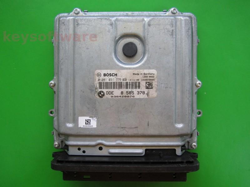 ECU Bmw 520D DDE8585378 0281031775 EDC17CP45 F10
