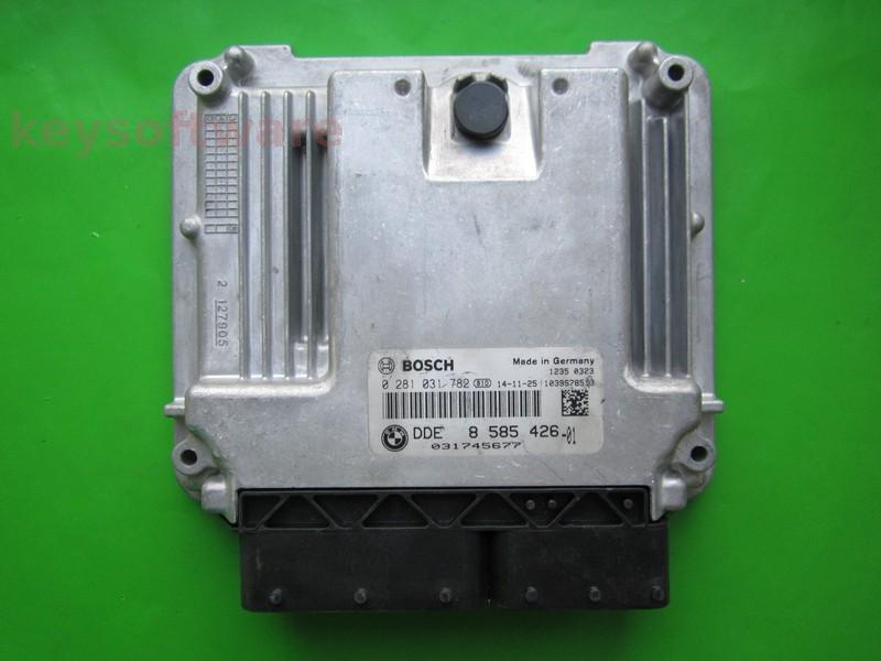 ECU Bmw 530D DDE8585426 0281031782 EDC17C50 F10 {+