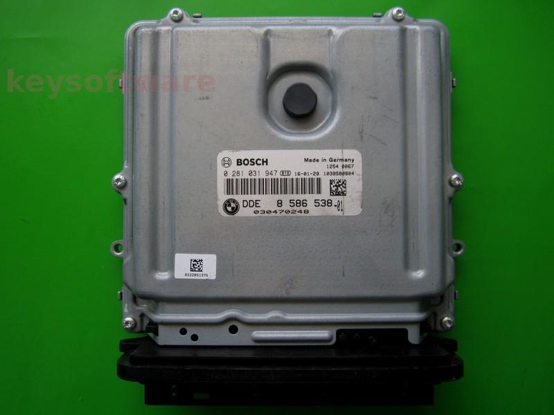 ECU Bmw 525D DDE8586538 0281031947 EDC17CP45