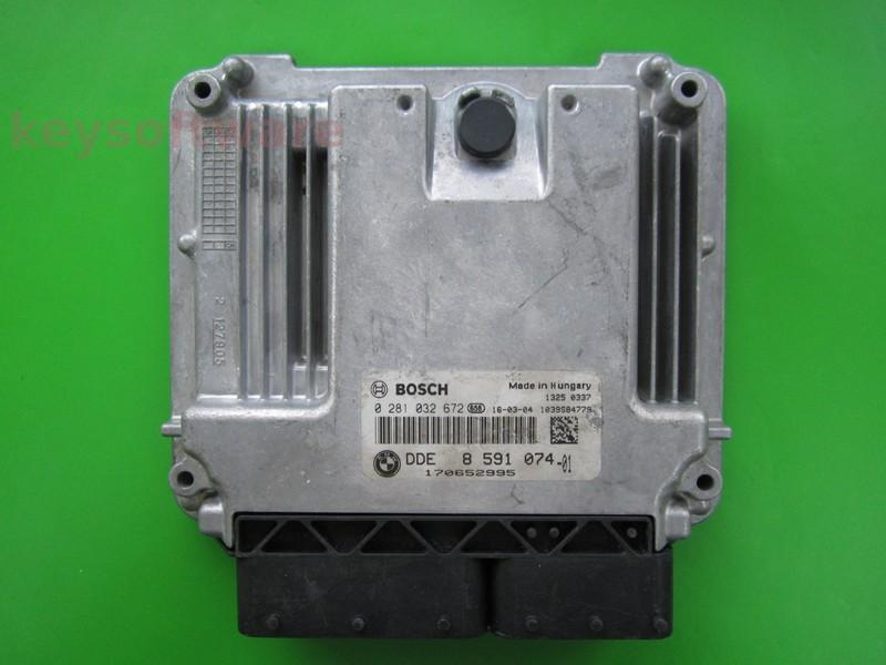 ECU Bmw 520D DDE8591074 0281032672 EDC17C50 F10 +{