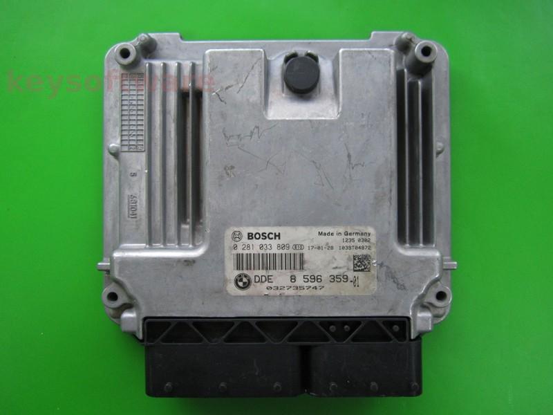 ECU Bmw 520D DDE8596359 0281033809 EDC17C50