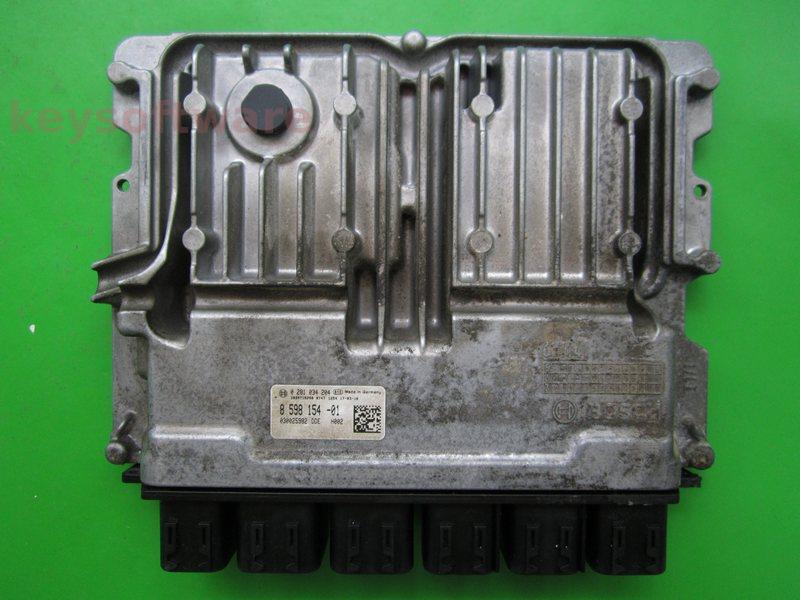 ECU BMW 520 8598154 0281034204 MD1CS001{