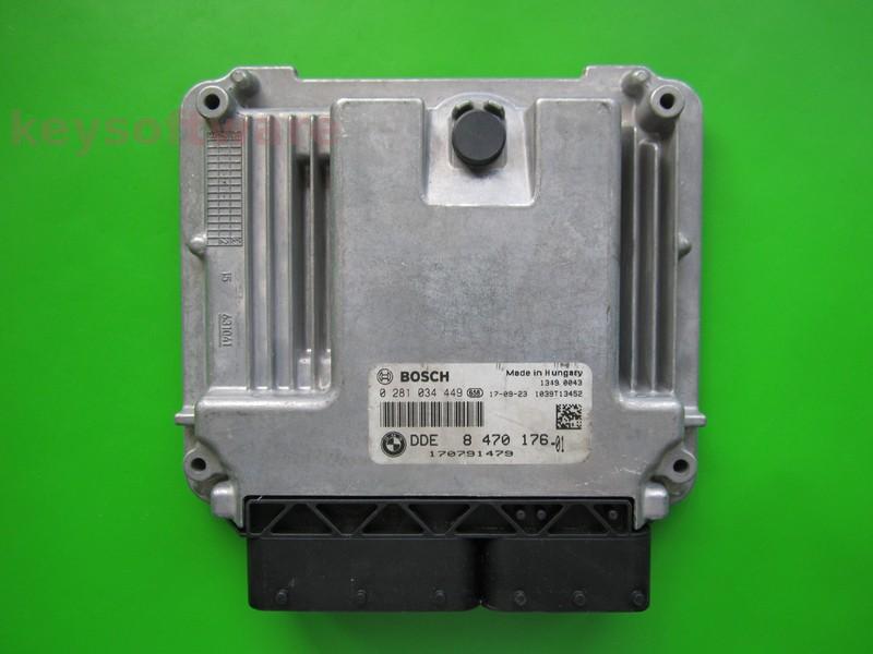 ECU Bmw 320D DDE8470176 0281034449 EDC17C50 F31 }
