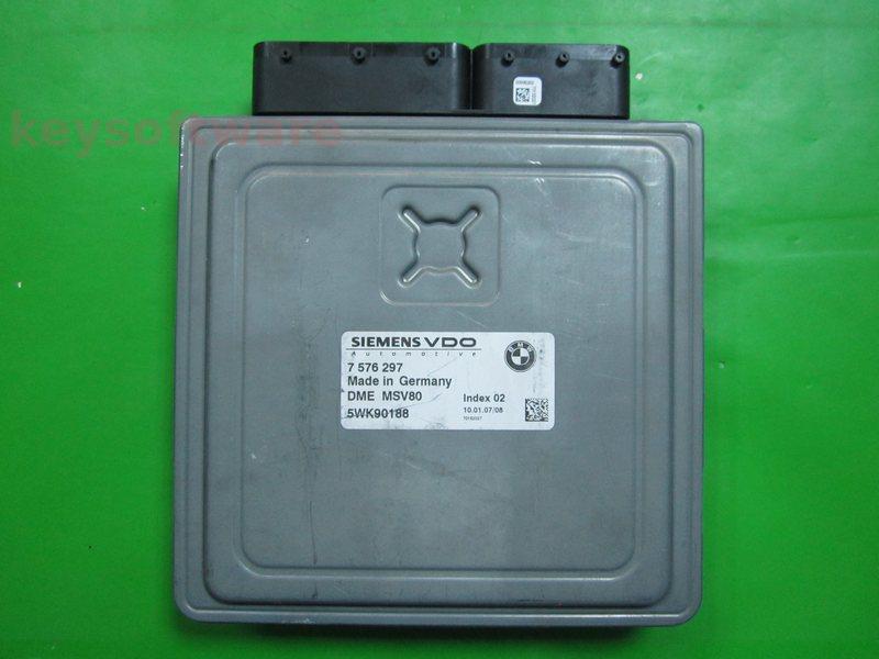 ECU Bmw 528 3.0 7576297 5WK90188 MSV80