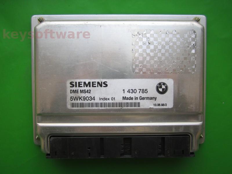 ECU Bmw 328 1430785 5WK9034 DME MS42 E46