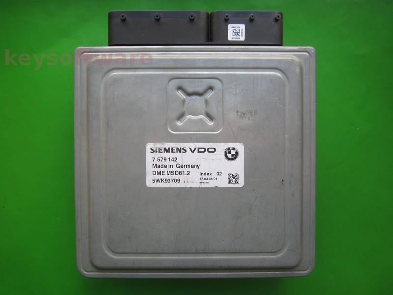 ECU Bmw 320 7579142 5WK93709 MSD81.2 E90