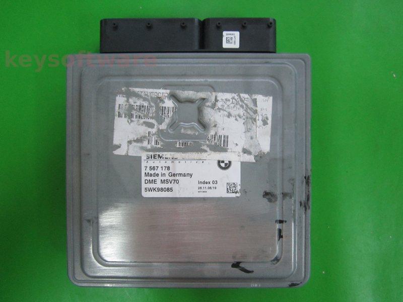 ECU Bmw 325 7567178 5WK98085 MSV70 E90