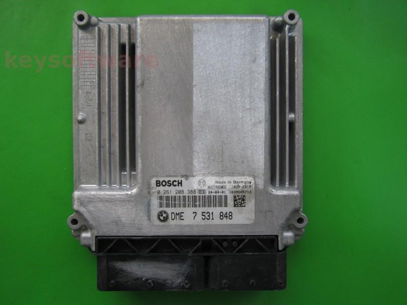 ECU Bmw 318 DME7531848 0261208388 MEV9.2 +
