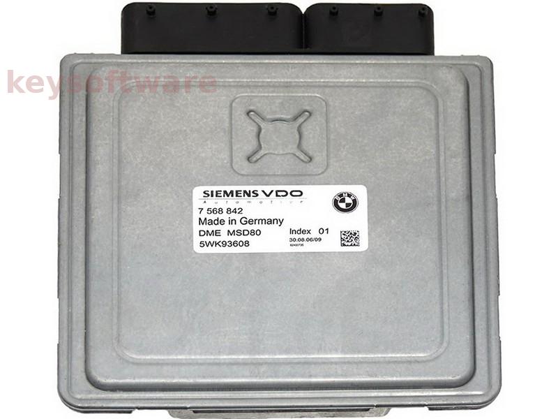 ECU Bmw 335 7568842 5WK93608 MSD80 E90{