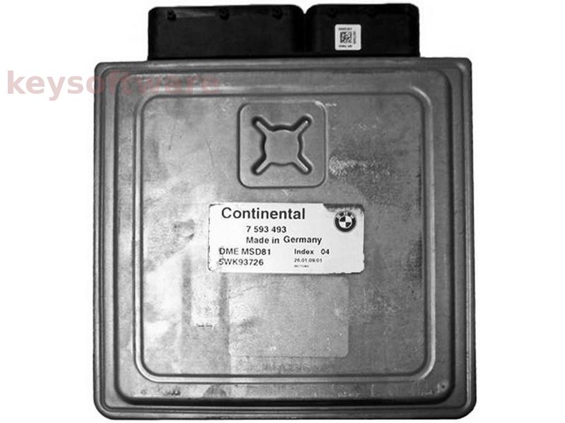 ECU Bmw 7593493 5WK93726 MSD81