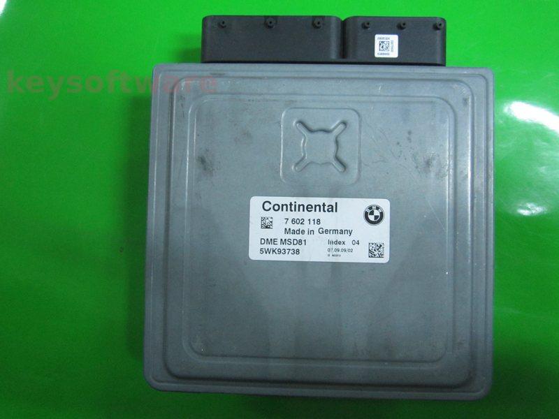 ECU Bmw 325 7602118 5WK93738 MSD81