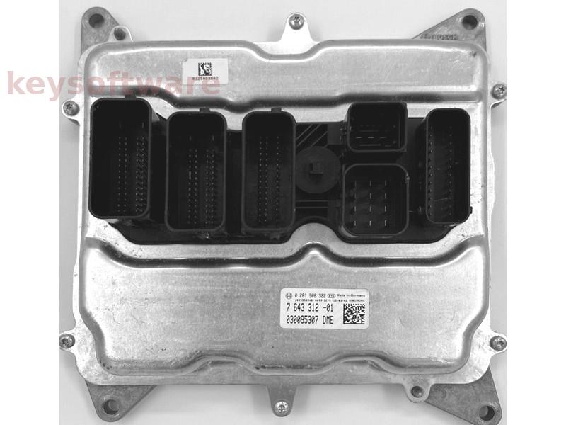 ECU Bmw 328 DME7643312 0261S08322 MEVD17.2.4 {