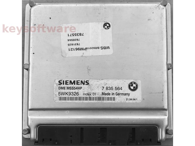 ECU Bmw M3 7835564 5WK9326 DME MSS54 E46 {
