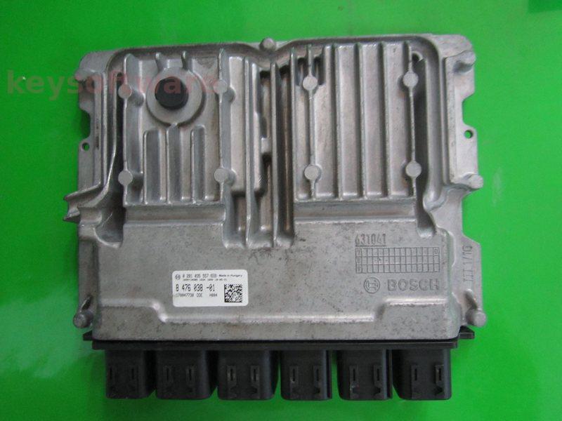 ECU Bmw X3 2.0D DDE8476038 0281035557 MD1CS001-8.51