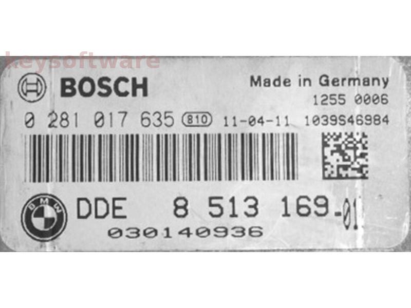 ECU Bmw 535D DDE8513169 0281017635 EDC17CP45 {