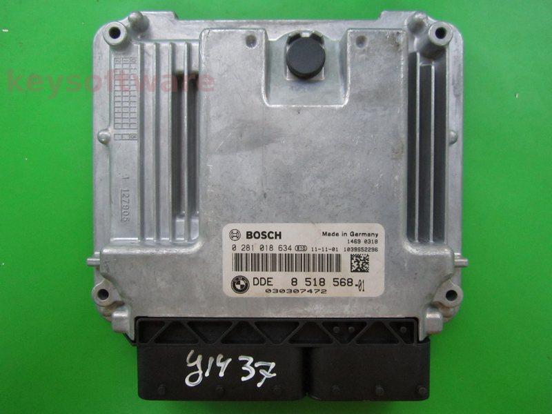 ECU Bmw 320D DDE8518568 0281018634 EDC17C50 F30