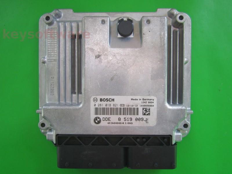 ECU Bmw X1 2.0D DDE8519009 0281018821 EDC17C50 E84