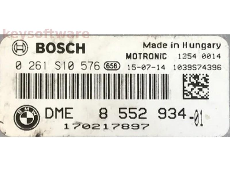 ECU BMW R1200G DME8552934 0261S10576 ME17.2 {