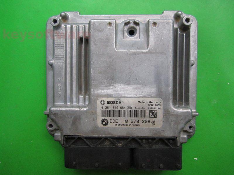 ECU Bmw 320D DDE8573259 0281019684 EDC17C50