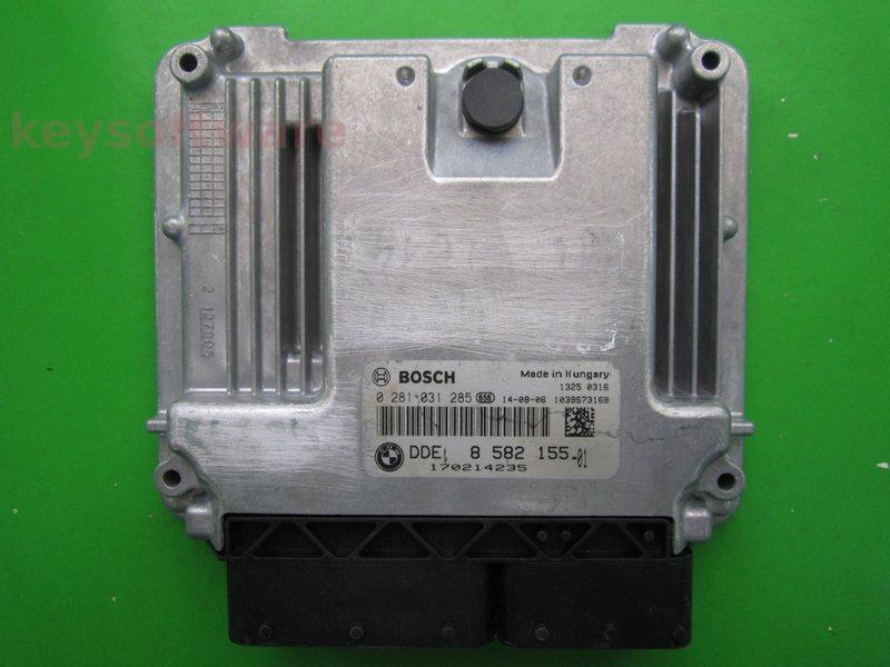 ECU BMW 420D DDE8582155 0281031285 EDC17C50
