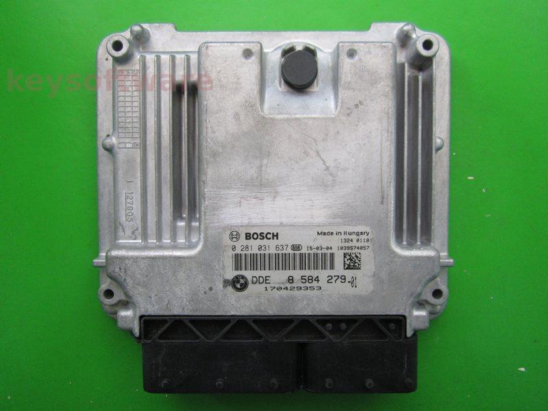 ECU BMW 418D DDE8584279 0281031637 EDC17C50