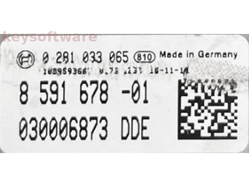 ECU Bmw X4 2.0D 8591678 0281033065 MD1CS001 G30 {