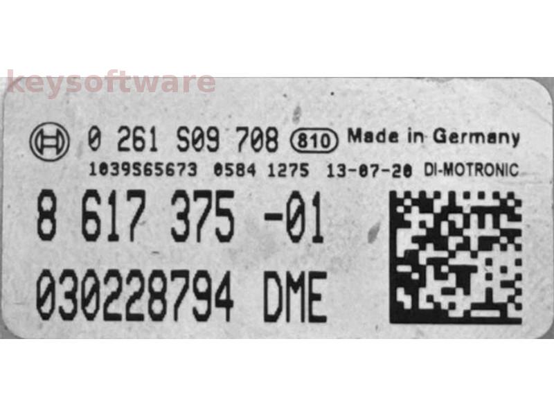 ECU BMW 528 DME8617375 0261S09708 MEVD17.2.9 {