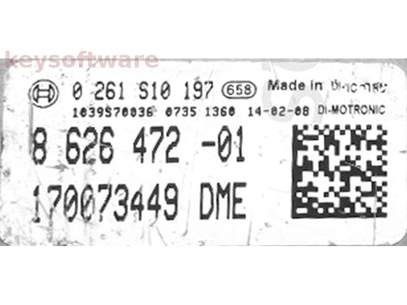 ECU Bmw X5 8626472 0261S10197 MEVD17.2.G {