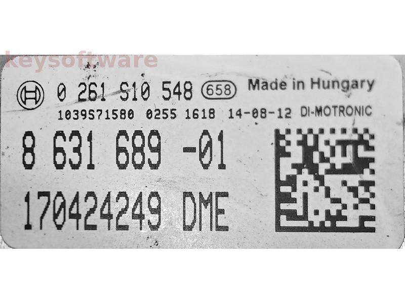 ECU Bmw 320 8631689 0261S10548 MEVD17.2.9 {