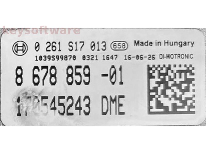 ECU Bmw X1 1.5 8678859 0261S17013 MEVD17.2.3 {