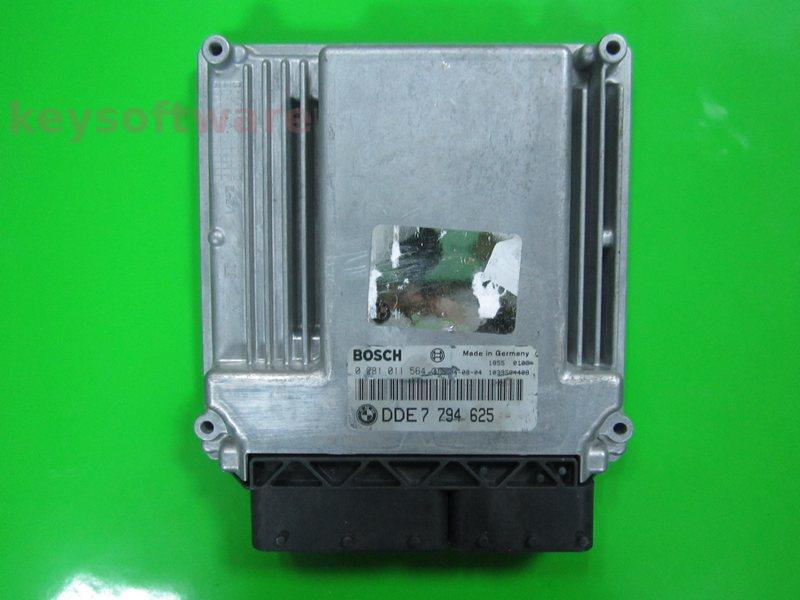 ECU Bmw X3 2.0D DDE7794625 0281011564 EDC16C1 E53