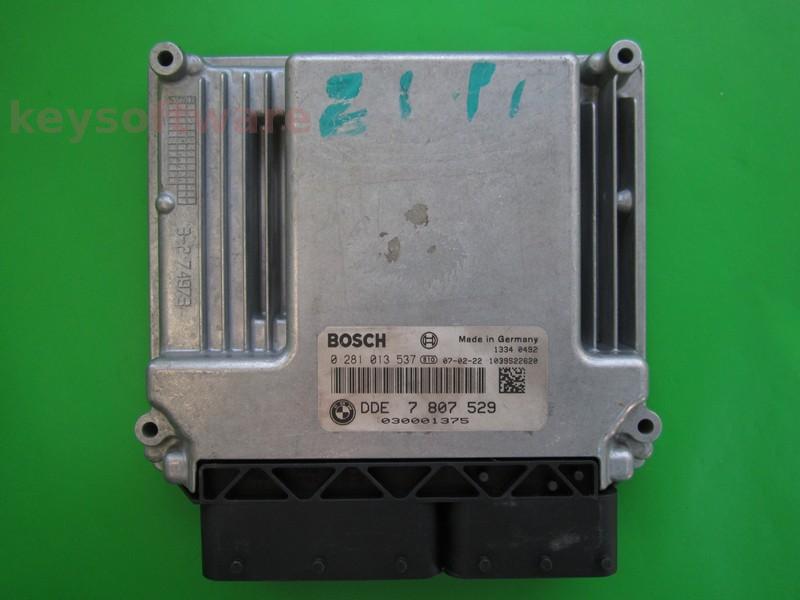 ECU Bmw 118D DDE7807529 0281013537 EDC17C06