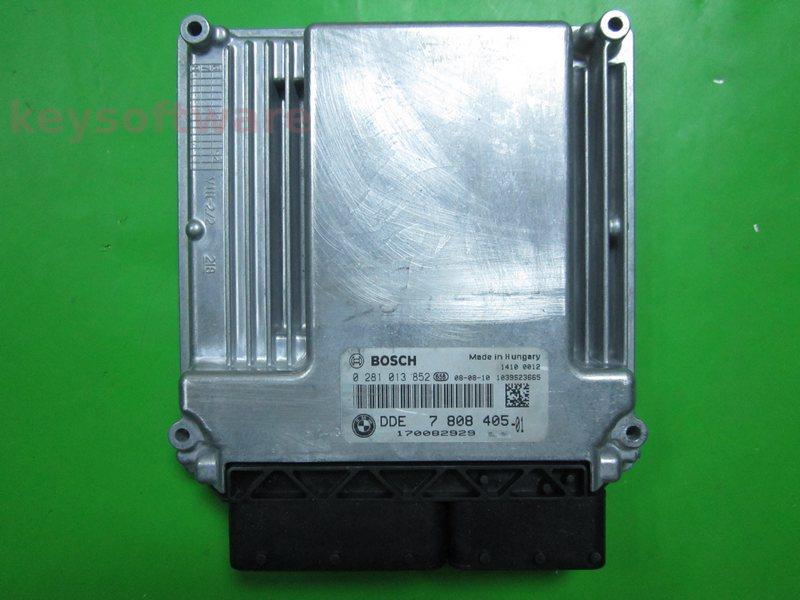 ECU Bmw 535 DDE7808405 0281013852 EDC16C35