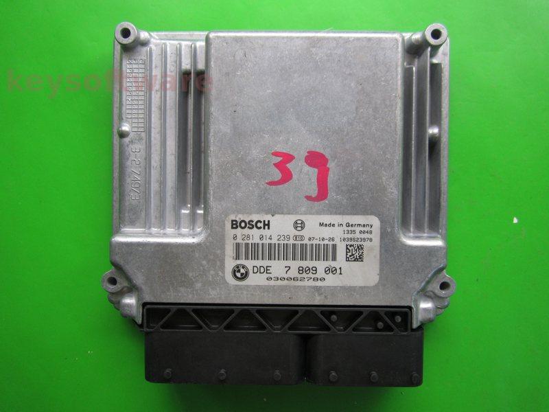 ECU Bmw 118D DDE7809001 0281014239 EDC17C06