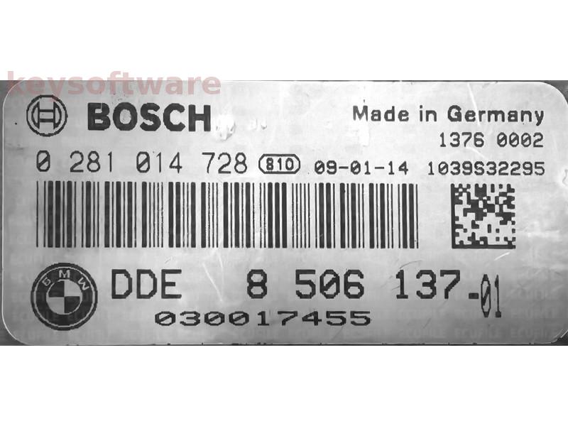 ECU Bmw 335D DDE8506137 0281014728 EDC17CP09 {