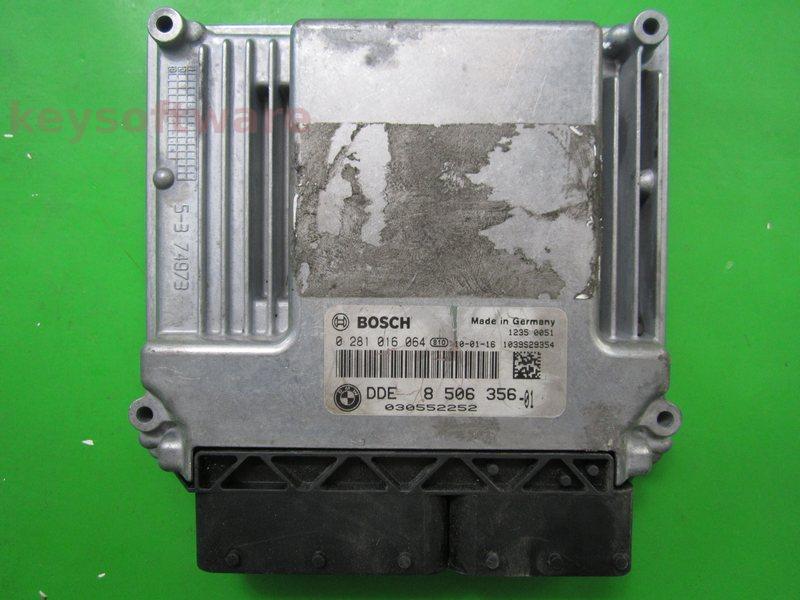 ECU Bmw X3 2.0D DDE8506356 0281016064 EDC17CP02