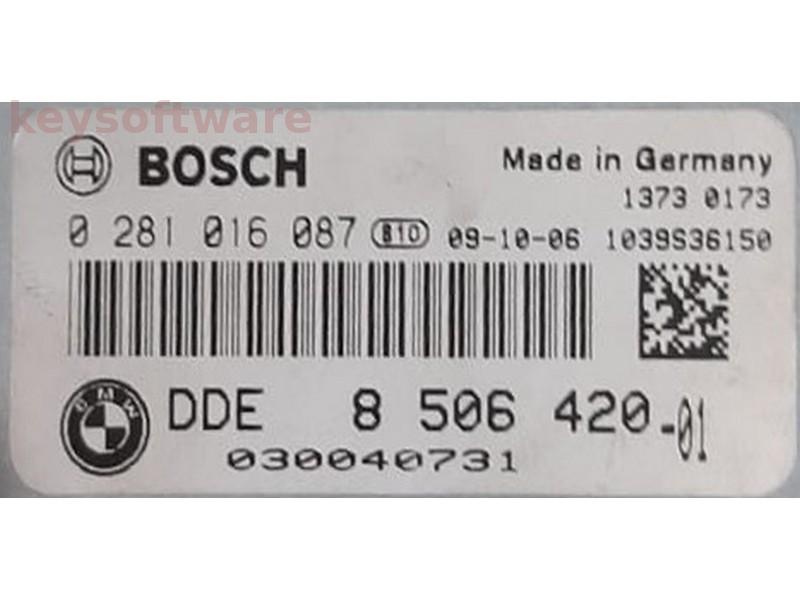 ECU BMW 535D DDE8506420 0281016087 EDC17CP09 {