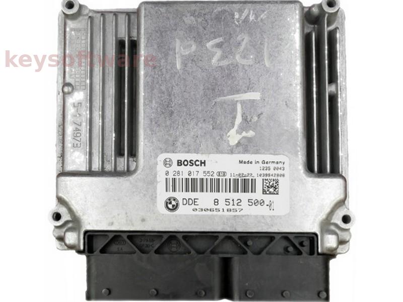 ECU Bmw 123D DDE8512500 0281017552 EDC17CP02 {