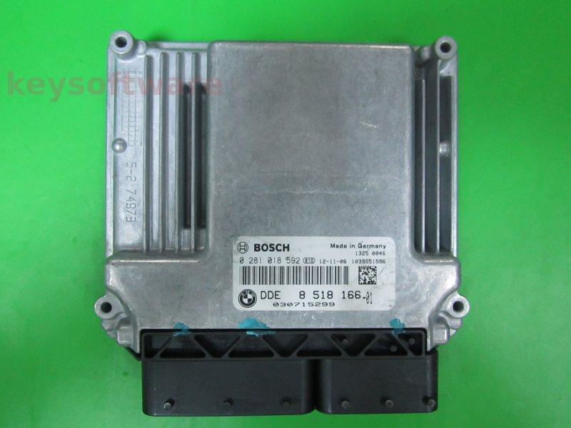 ECU Bmw 120D DDE8518166 0281018592 EDC17CP02 E82