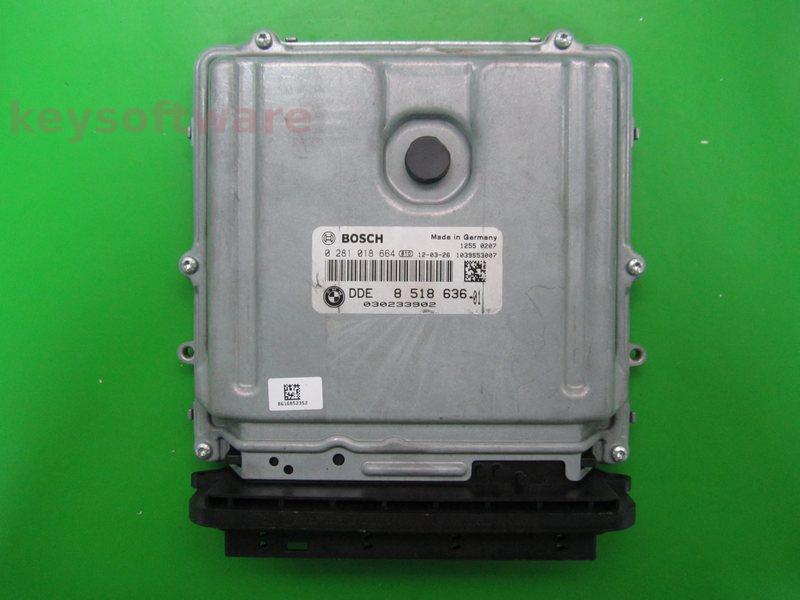 ECU Bmw 525D DDE8518636 0281018664 EDC17CP45