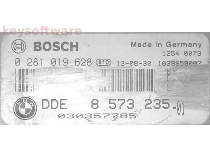 ECU Bmw X5 3.0D DDE8573235 0281019628 EDC17CP45 E70 {