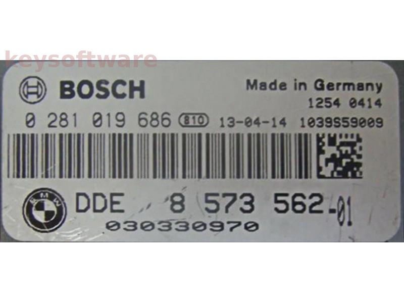 ECU Bmw 525D DDE8573562 0281019686 EDC17CP45 {